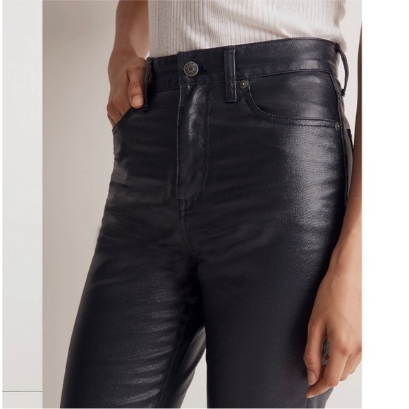 Madewell The ‘90s Straight Jean in Midnight Blue Foil SZ 26 EUC - Picture 2 of 9